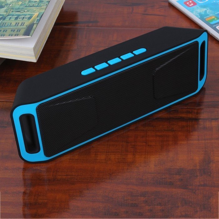 Beeoven Bluetooth Speaker, Portable Wireless Speaker Built-in Mic & FM Radio, Support USB & TF Card Play N6