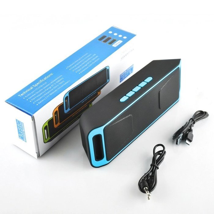 Beeoven Bluetooth Speaker, Portable Wireless Speaker Built-in Mic & FM Radio, Support USB & TF Card Play N7