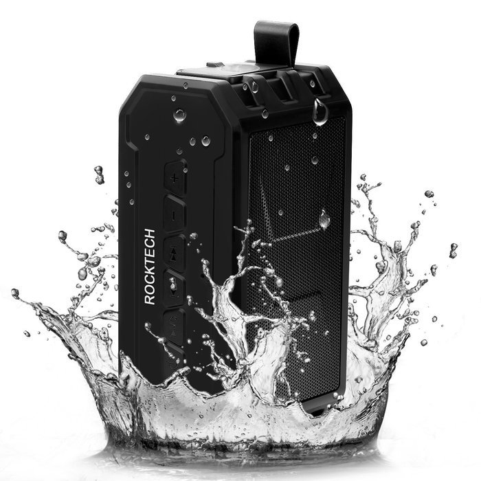 Portable Bluetooth Speaker 4.0 with 12-hour Playtime, 33 ft Bluetooth Range, Built-in Mic, Dual-Driver, Water-proof...