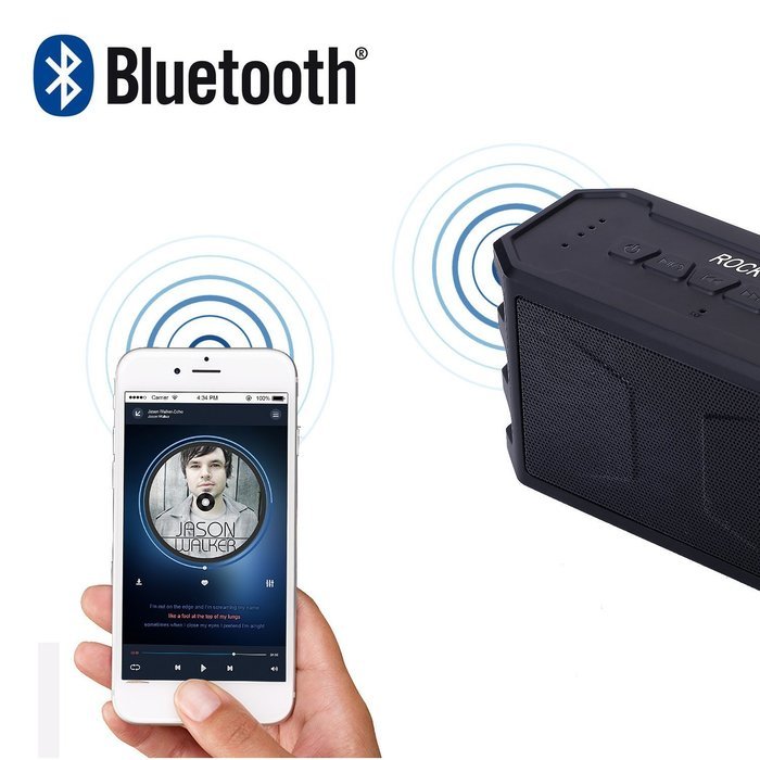 Portable Bluetooth Speaker 4.0 with 12-hour Playtime, 33 ft Bluetooth Range, Built-in Mic, Dual-Driver, Water-proof... N2