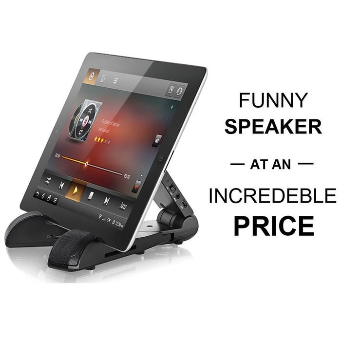 Portable Bluetooth Speakers Stander for Smartphone Tablet with Any Size , Wireless Bluetooth 4.0 with Advanced... N5