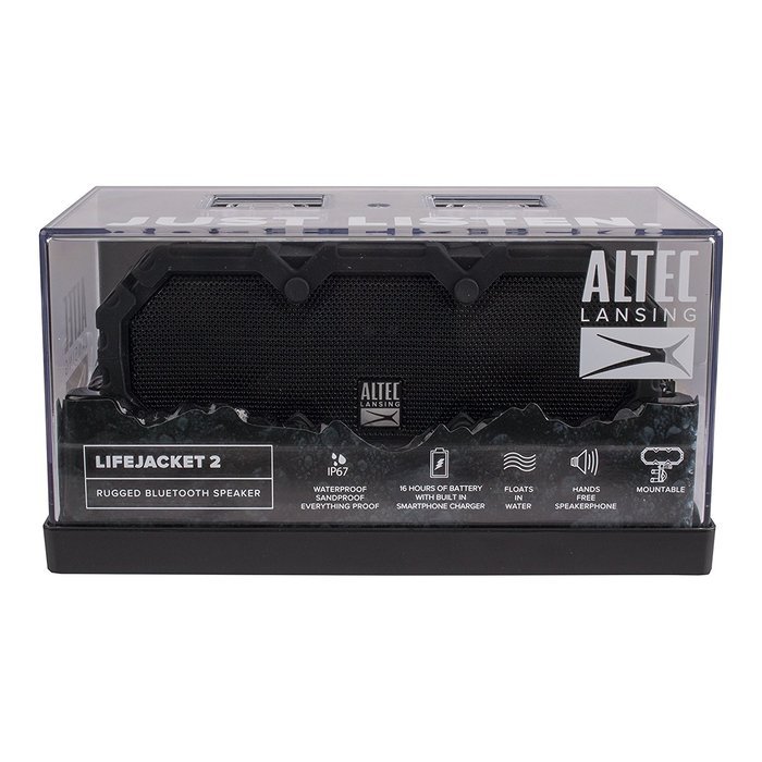 Altec Lansing iMW577 Life Jacket 2 Bluetooth Wireless Speaker, Grey N21