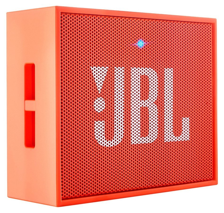 JBL Go Portable Wireless Bluetooth Speaker w/ a Built-in Strap-hook (Orange)