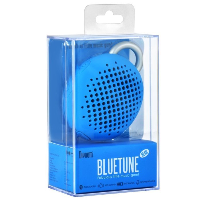 Divoom Bluetune Bean bluetooth Speaker for Smartphones - Retail Packaging - Black N22