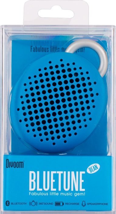 Divoom Bluetune Bean bluetooth Speaker for Smartphones - Retail Packaging - Black N24