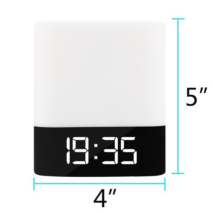 collee Wireless Bluetooth Speaker With Touch LED Lamp (Dimmable 3 Brightness) HIFI All-in-1 Portable TF Card ,... N6