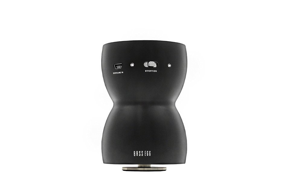 Bass Egg VERB Bluetooth Vibration Speaker - Black N2