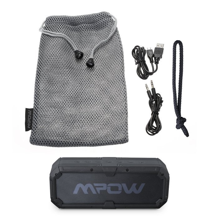 Mpow Portable Bluetooth Speaker Waterproof with 5200mah Power Bank for Outdoor Activities N9