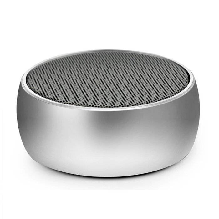 Smileto Mini Round Portable Wireless Bluetooth Music speaker for Outdoor Sport with Metal Bass Hatch, Clear Amazing... N9