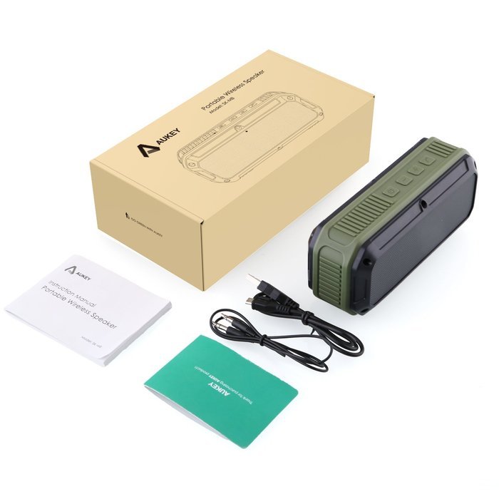 AUKEY Bluetooth Speaker, Outdoor Wireless Speaker with 16 Hours Playtime, Water and Shock Resistant, Dedicated... N7