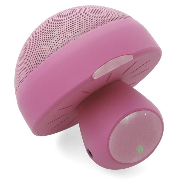 Xcellent Global Pink Bluetooth Speaker Wireless Mushroom with Built-in Mic + LED Romantic Night Light Hands Free... N5