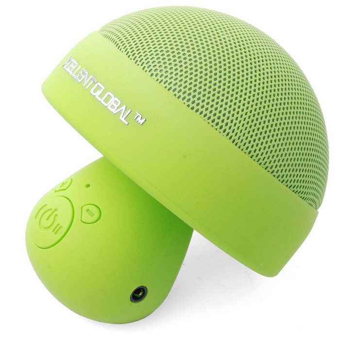 Xcellent Global Pink Bluetooth Speaker Wireless Mushroom with Built-in Mic + LED Romantic Night Light Hands Free... N9