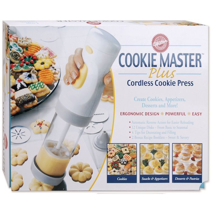 Cookie Master Plus Cordless Cookie Press-