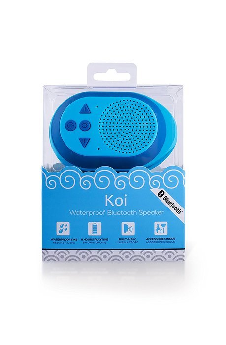 Tree-Labs KOI Waterproof IPX6 Bluetooth Speaker (Sea blue) N5