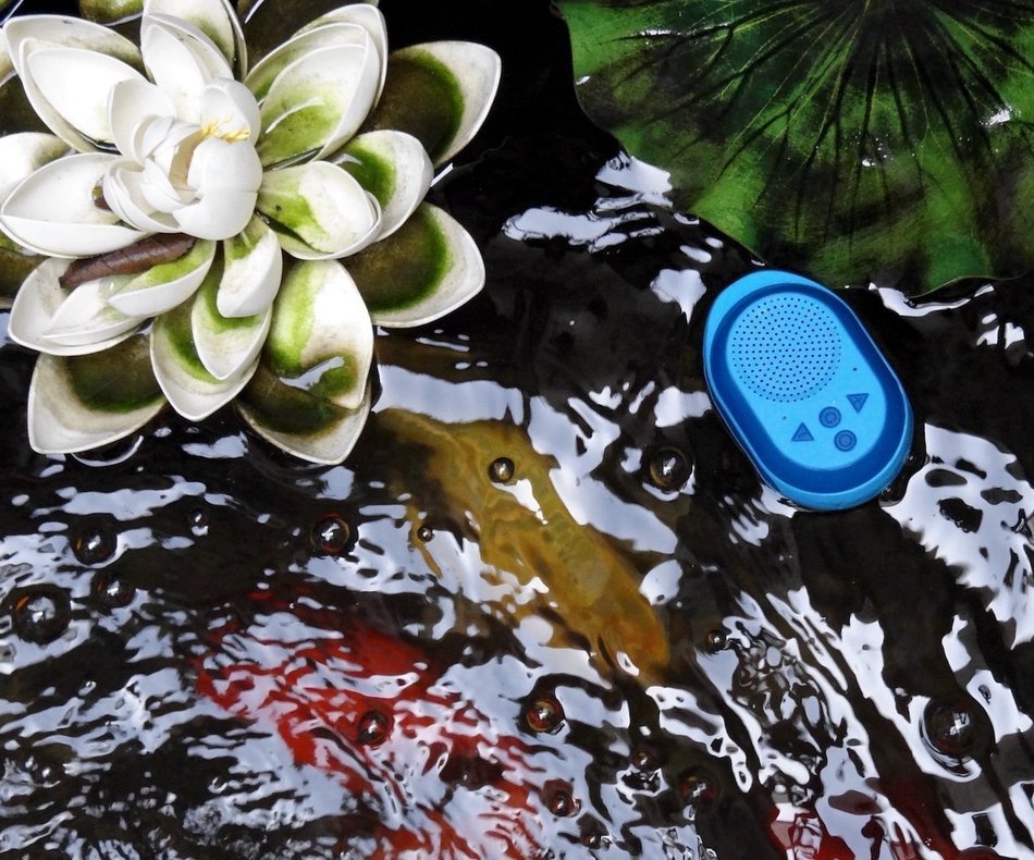 Tree-Labs KOI Waterproof IPX6 Bluetooth Speaker (Sea blue) N8