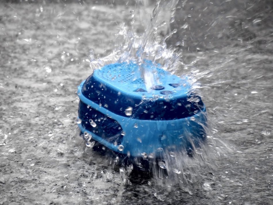 Tree-Labs KOI Waterproof IPX6 Bluetooth Speaker (Sea blue) N9