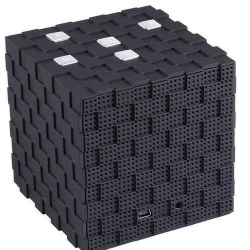 WAYCOM Magic Cube Rechargeable Portable Bluetooth Wireless Speaker with 3.5mm Audio Port for iPhones, iPads, Android... N2