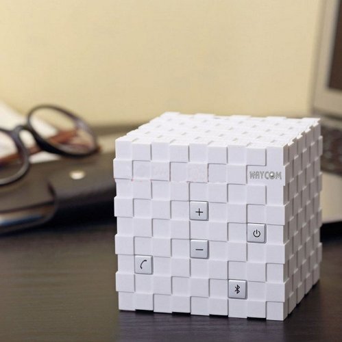 WAYCOM Magic Cube Rechargeable Portable Bluetooth Wireless Speaker with 3.5mm Audio Port for iPhones, iPads, Android... N10