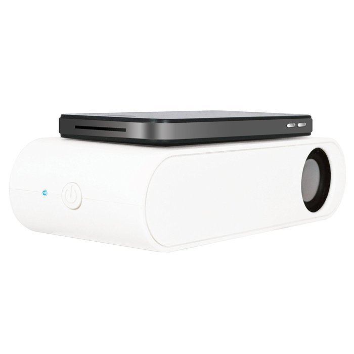 White Smartphone Induction Speaker