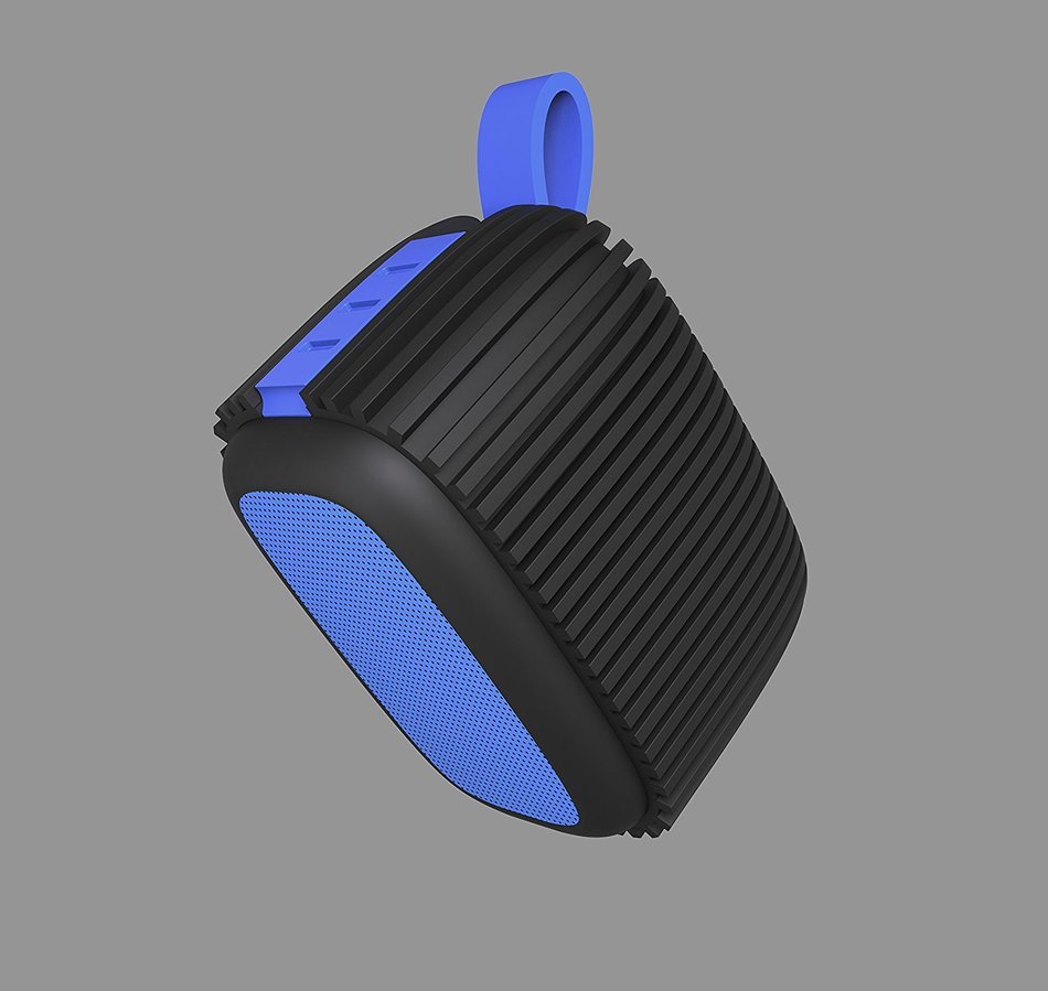 Sharper Image SBT617BK Rugged Outdoor Bluetooth Speaker 4.0, Splash-Proof & Shockproof, (Black) N15