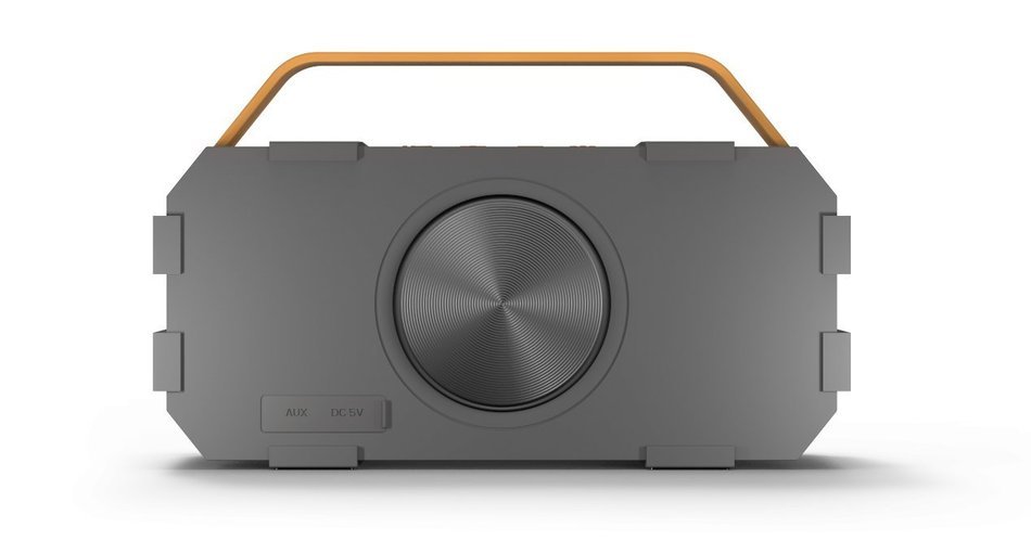 Photive M90 Portable Waterproof Bluetooth Speaker with Built In Subwoofer. 20 Watts Of Power- IPX5 Water Resistant... N3