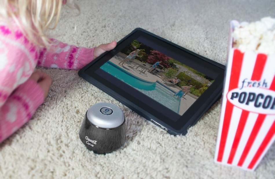 OontZ Curve Bluetooth Speaker Ultra Portable Wireless Full 360 Degree Sound with Built in Speakerphone works with... N4