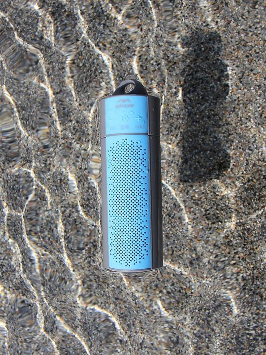 Miccus eXtreme SPX7: Waterproof, Floating, Bluetooth Wireless Stereo Speaker System (Blue/Gray) N7