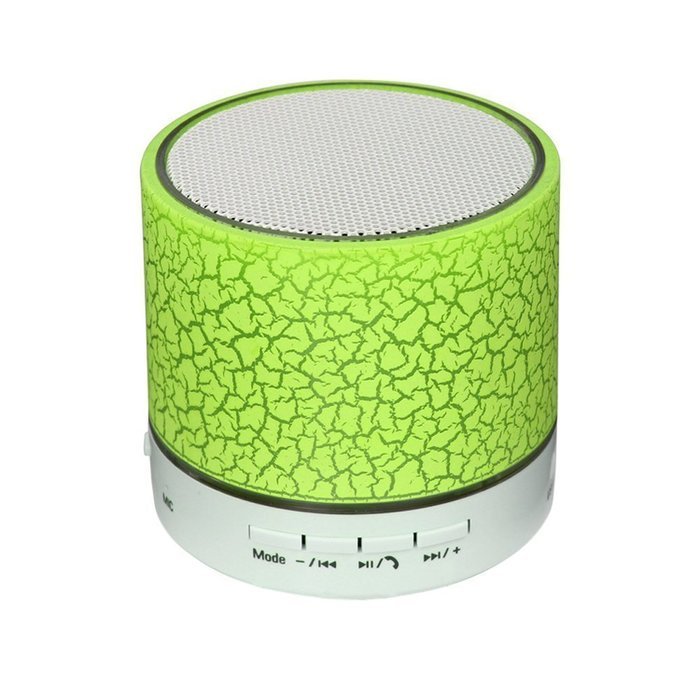 bravolotus Portable LED Light Stereo Wireless Bluetooth Loud Speaker with USB FM SD/TF Functions N12