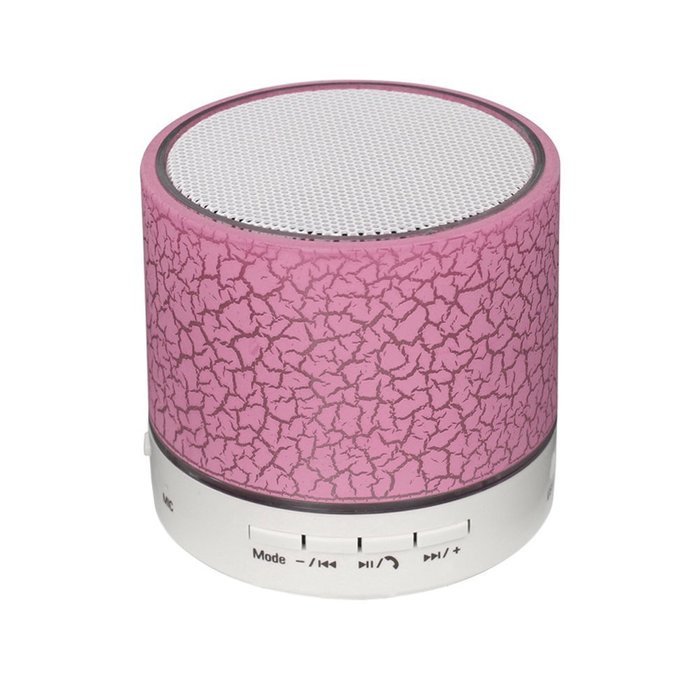 bravolotus Portable LED Light Stereo Wireless Bluetooth Loud Speaker with USB FM SD/TF Functions N19