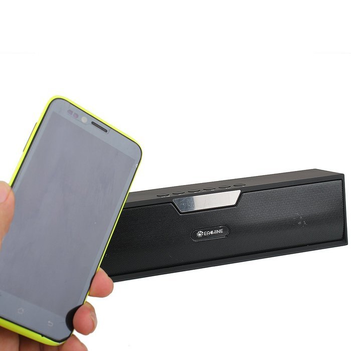 Eachine BAR Portable Bluetooth Wireless Speaker 15 Hours Play, Built in 2200mAh Battery Alarm Clock FM Radio Microphone... N10
