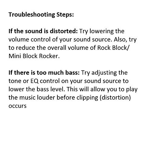 ION Audio Rock Block | Palm-Sized Wireless Bluetooth Speaker with 1/8" Input (15W) N4