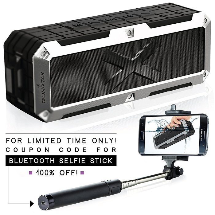 Portable Waterproof Bluetooth Speakers IPX7, 20W. HD Bass Sound Wireless Stereo Speakers. 10+ Hours Music tnx...