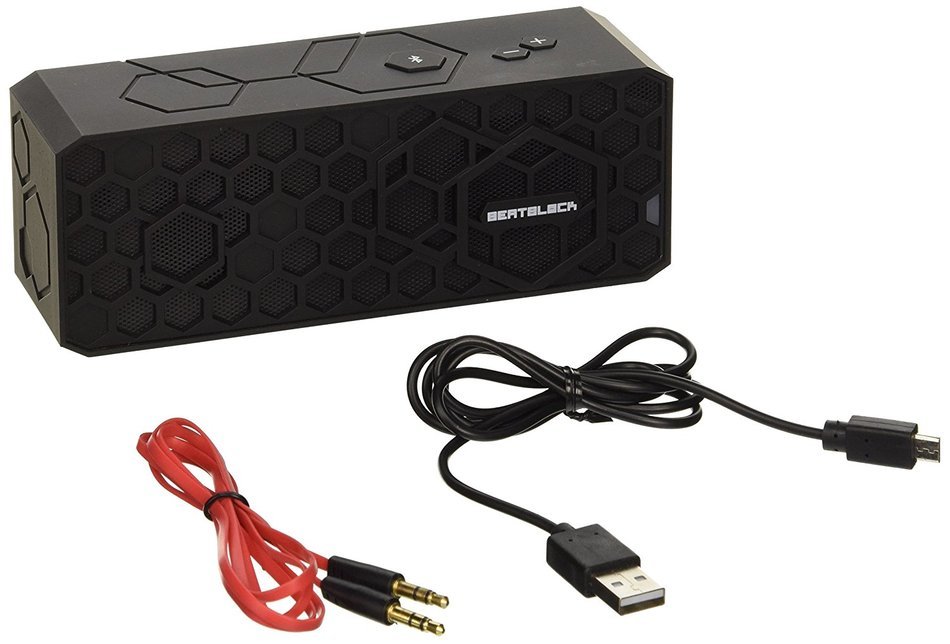 Tech-Life BeatBlock - Wireless Bluetooth Speaker: Rechargeable, Ultra-Durable and Splashproof (Bombproof Rubber...