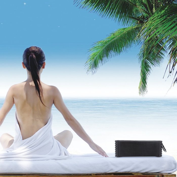 Solarphy 20W Bluetooth Speaker Waterproof Wireless Blueooth 4.2 Super Bass 2*2600mAh Big Power Battery Support... N7