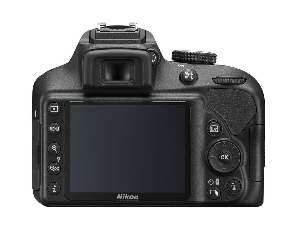 Nikon D3400 (Black) 18-55mm f3.5-5.6G VR Lens + Memory Accessory + Accessory Bundle N3