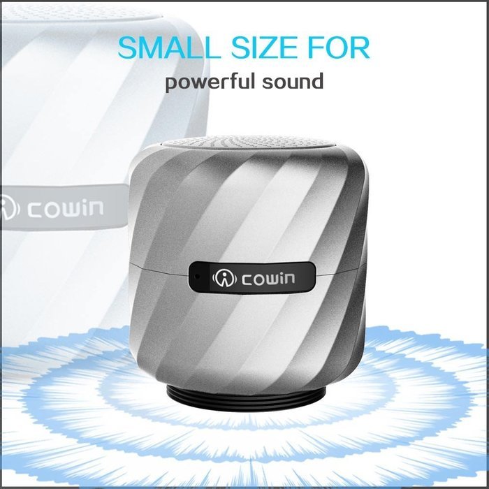 Vibrating Bluetooth Speaker - COWIN Qbeat Portable Bluetooth 4.0 Vibration Speaker with Heavy Duty Aluminum Shell... N9
