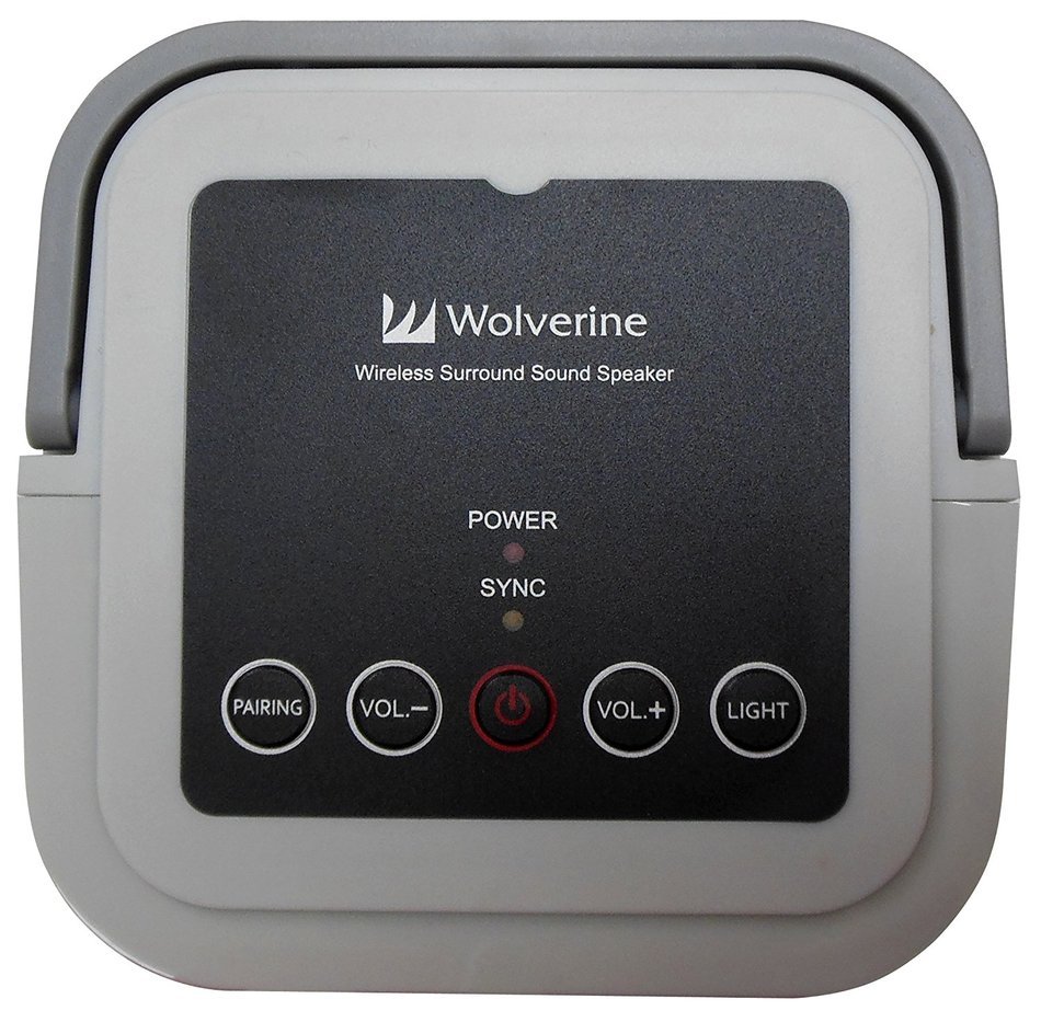Wolverine WIOS-5.8 Wireless Indoor-Outdoor 5.8GHz and Bluetooth Dual Band Surround Sound Twin Speakers (Gray) N3