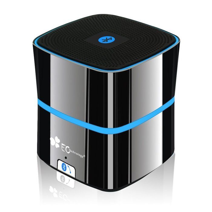 EC Technology Portable Bluetooth Speaker Super-Sized 5W Driver Rechargeable with Enhanced Bass,Built-in Microphone...