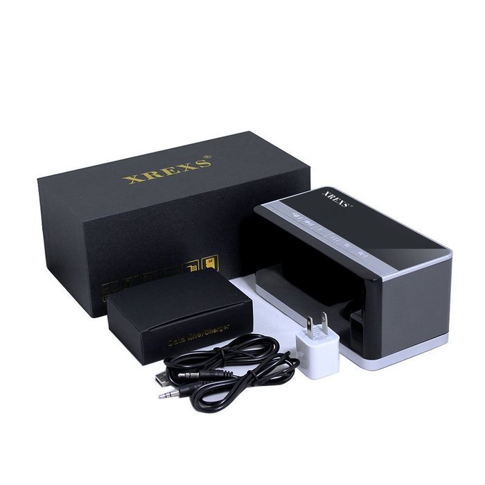 Alarm Clock Bluetooth Speaker FM Radio XREXS Portable Wireless Speaker for iphone Samsung, Enhanced Bass Stereo... N7
