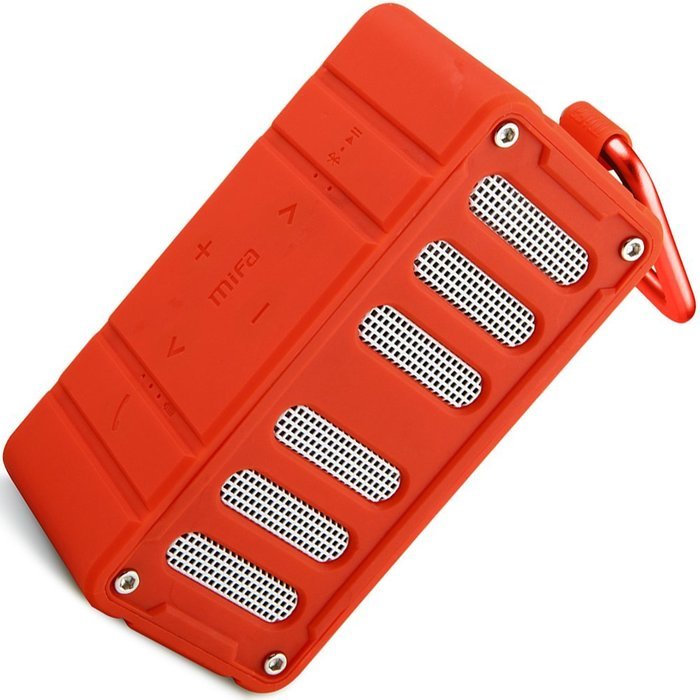 MIFA F6 Outdoor Bluetooth Wireless Rugged Speaker,TPU Shock Resistance Bluetooth4.0,Mic SD card,Rechargeable Battery...