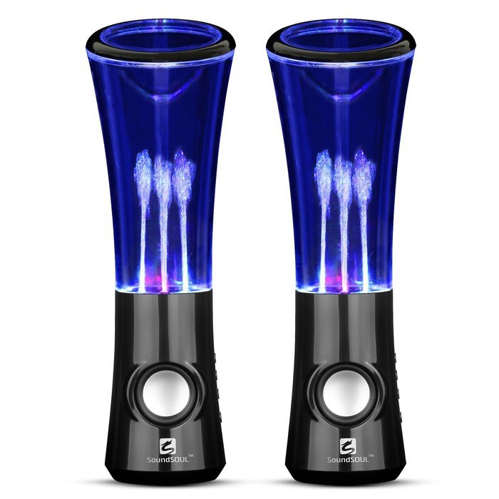 SoundSOUL Fountain Dancing Bluetooth Speakers, Black N2