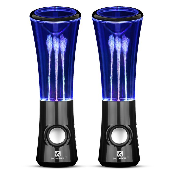 SoundSOUL Fountain Dancing Bluetooth Speakers, Black N3