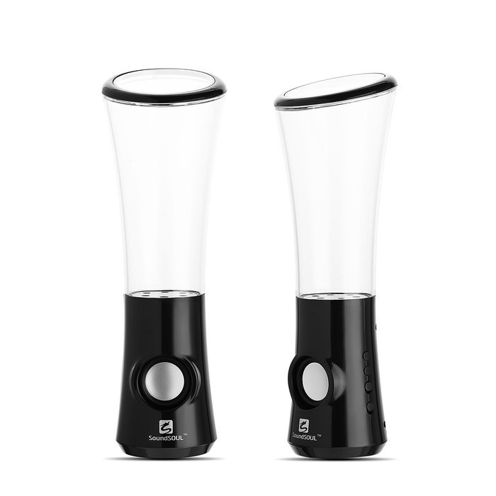 SoundSOUL Fountain Dancing Bluetooth Speakers, Black N4