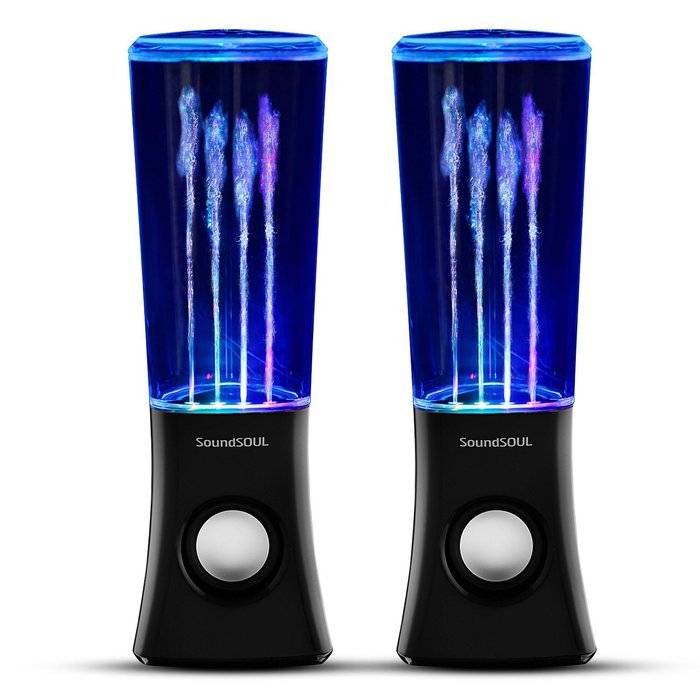 SoundSOUL Fountain Dancing Bluetooth Speakers, Black N8