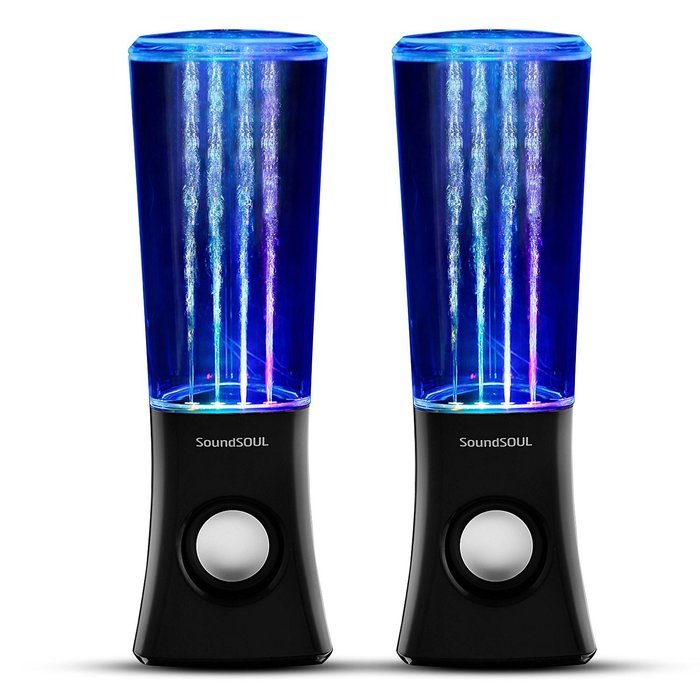 SoundSOUL Fountain Dancing Bluetooth Speakers, Black N9