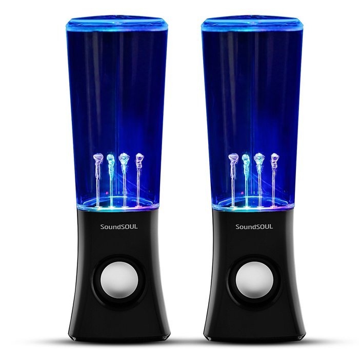 SoundSOUL Fountain Dancing Bluetooth Speakers, Black N10