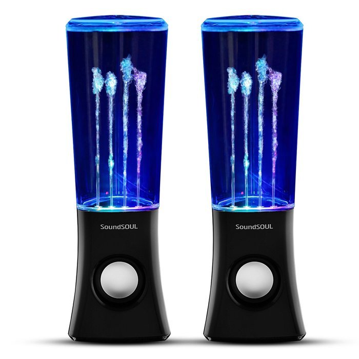 SoundSOUL Fountain Dancing Bluetooth Speakers, Black N11