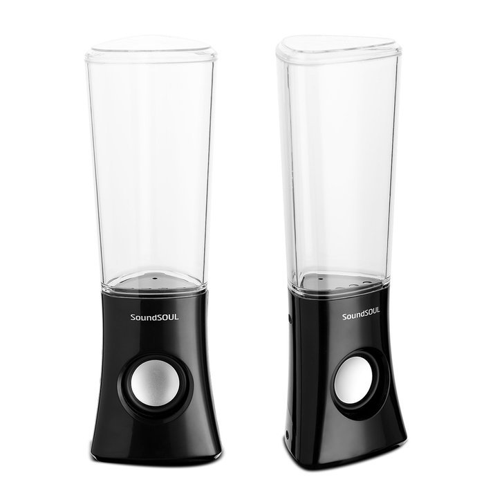 SoundSOUL Fountain Dancing Bluetooth Speakers, Black N13