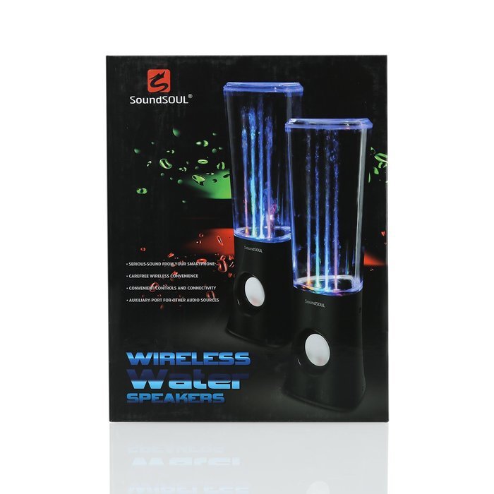 SoundSOUL Fountain Dancing Bluetooth Speakers, Black N14