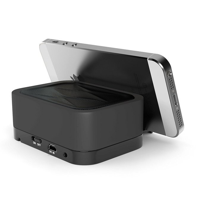 Satechi iFit-1 Ultra-Portable Rechargeable Speaker Stand 3W Output and 6 hour Rechargeable Battery for Smartphones... N5